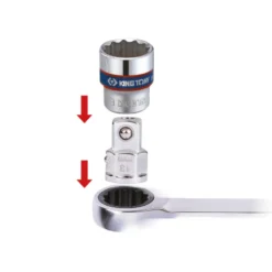 Adaptateur Douilles 3/8" Sur Clé Mixte À Cliquet 13Mm King Tony - 373203R