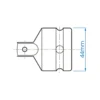 Adaptateur 3/4F X 1/2M Choc King Tony - 6864
