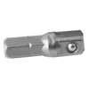 Adaptateur male 1/4" hexagonal-1/4" carre l.25mm CLAS OS 3255