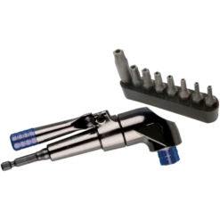 Adaptateur 1/4" À Renvoi D'Angle Avec Embouts Resistorx®Plus- 9Pièces King Tony - 759140MR