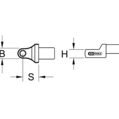 Adaptateurs pour embouts 5/16" 14x18mm KS TOOLS 516.2020