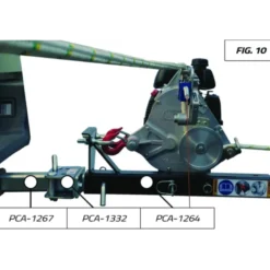 Ancrage pivotant pour supports de tire verticale Portable Winch - PCA-1332