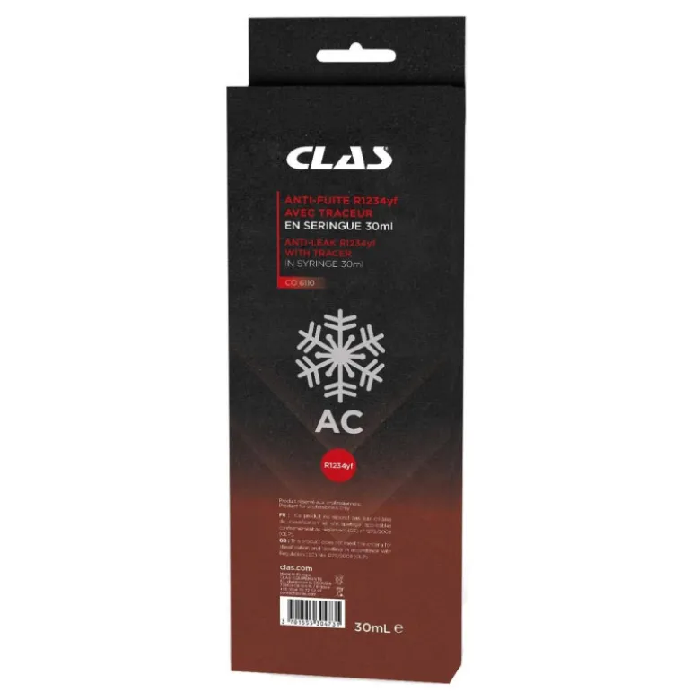 Anti-fuite r1234yf avec traceur en seringue 30ml CLAS CO 6110