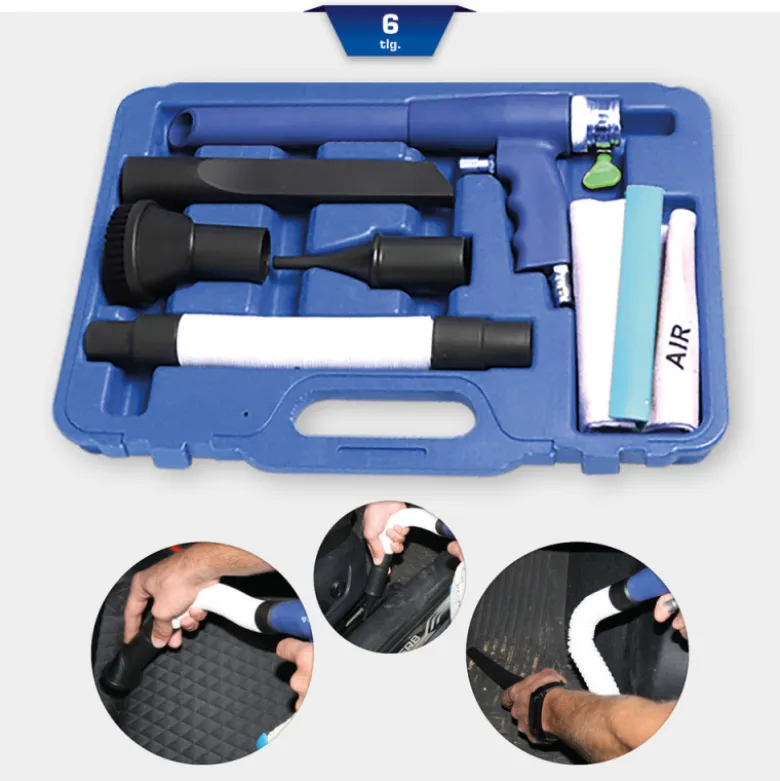 Aspirateur souffleur pneumatique 6pcs BRILLIANT TOOLS - BT511130