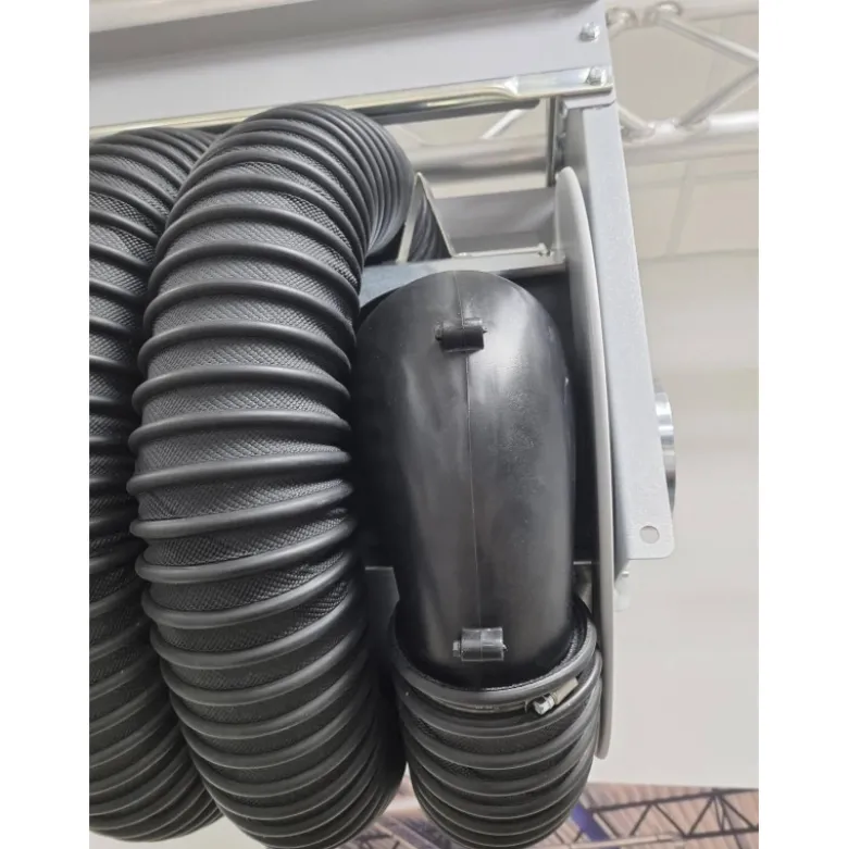 Aspiration gaz sur enrouleur 15m ø150mm 230v CLAS AG 0016