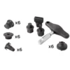 Assortiment 24 bouchons +cles ecrous de vidange plastique CLAS CO 1095