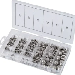 Assortiment d'écrous borgnes en inox 150 pièces KS TOOLS 970.0460