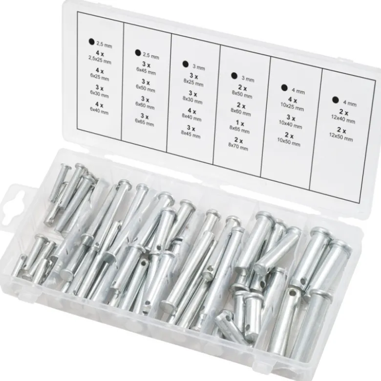 Assortiment d'écrous de sécurité 60 pièces KS TOOLS 970.0210