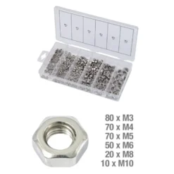 Assortiment d'écrous en inox 300 pièces KS TOOLS 970.0450