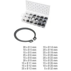 Assortiment de circlips extérieurs 300 pièces KS TOOLS 970.0100