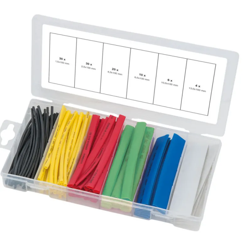 Assortiment de gaines thermo-rétractables 100 pièces KS TOOLS 970.0540