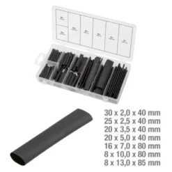 Assortiment de gaines thermo-rétractables 127 pièces KS TOOLS 970.0230