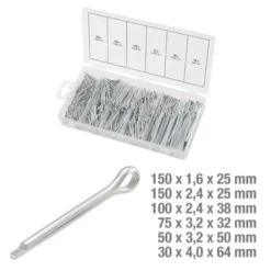 Assortiment de goupilles fendues 550 pièces KS TOOLS 970.0080