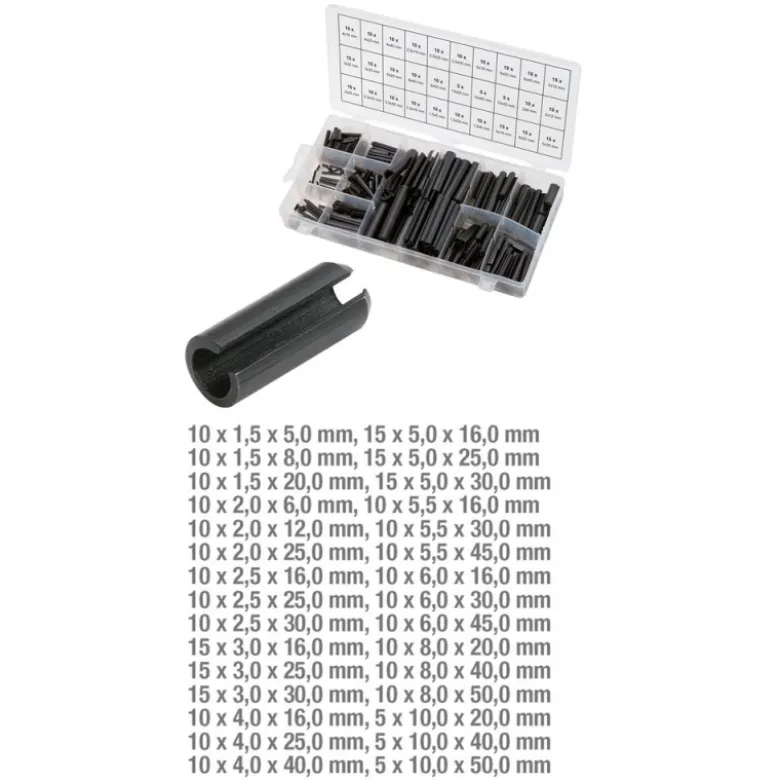 Assortiment de goupilles élastiques acier 315 pièces KS TOOLS 970.0020