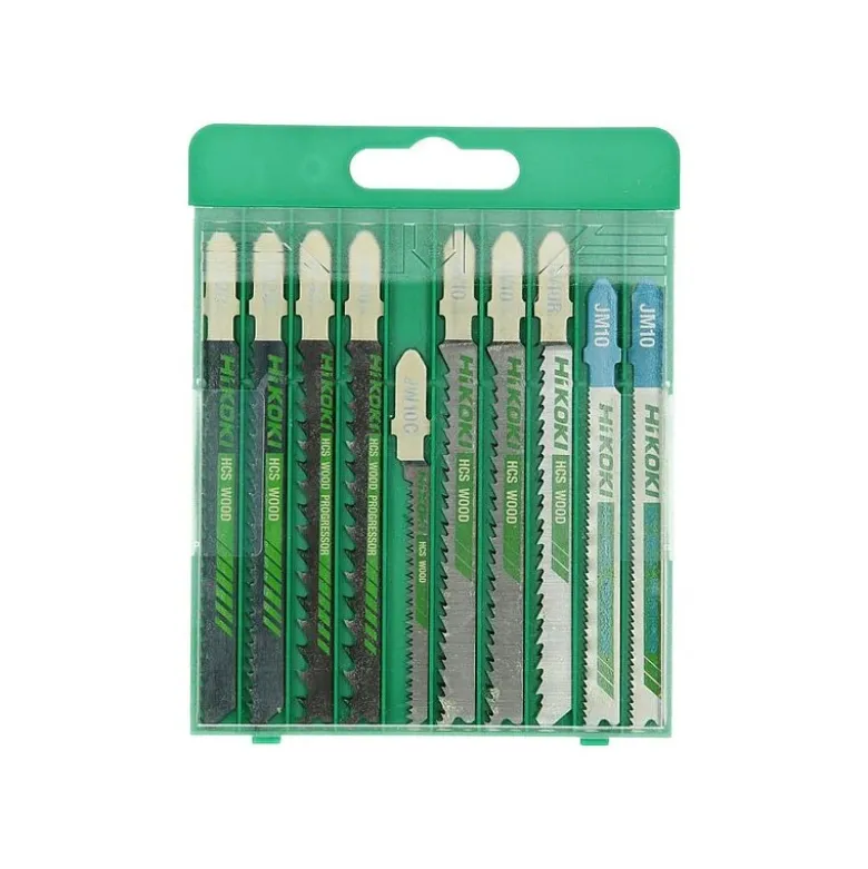 Assortiment de 10 lames pour scie sauteuse HIKOKI - 750049