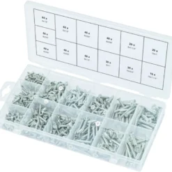 Assortiment de vis auto-taraudeuses bois 550 pièces KS TOOLS 970.0430