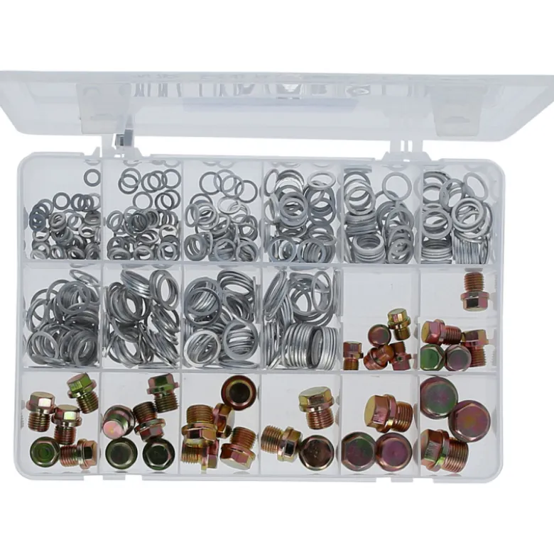 Assortiment de vis de vidange et joints 534pcs BRILLIANT TOOLS - BT711200