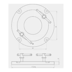 Base tournante pour étau SERAK DOLEX - BTSK2528