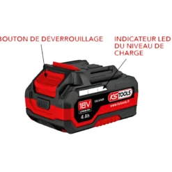 Batterie Lithium Ion 18V 4Ah KS Tools - 515.4702F