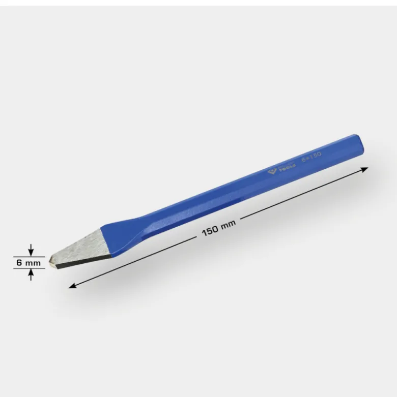 Bédane octogonale L150x6mm BRILLIANT TOOLS - BT081906