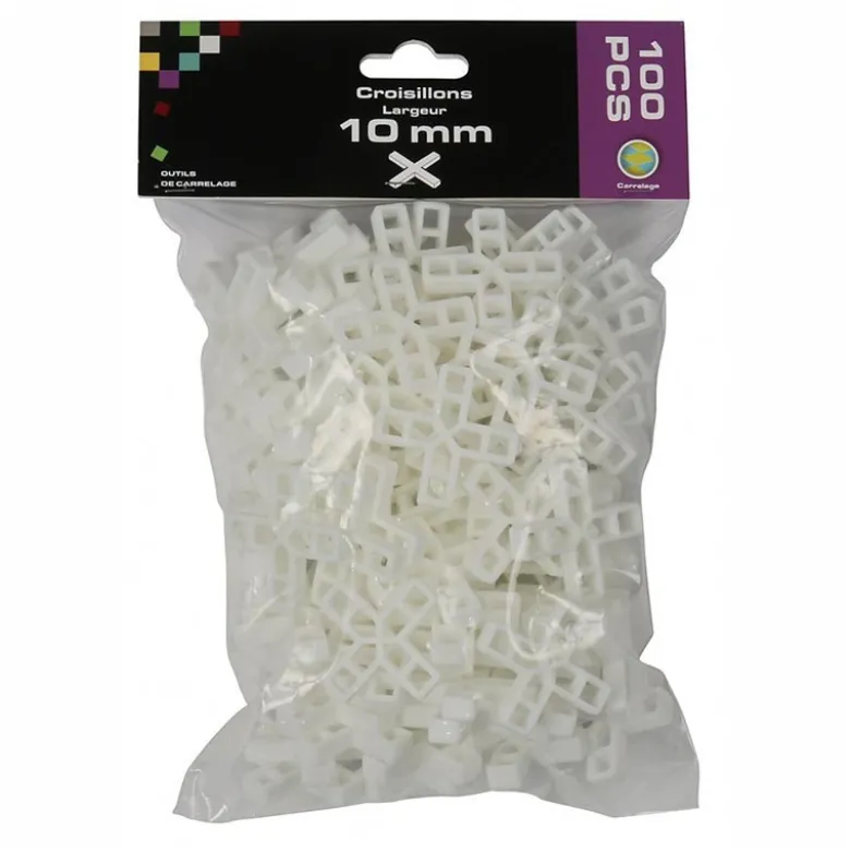 Blister de croisillons de 10mm 100 pièces SIDAMO 11255112