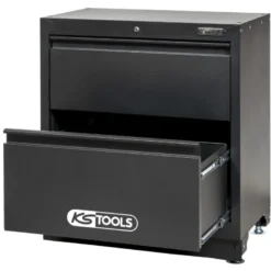 Bloc 2 tiroirs noir H 954 X L 861 X P 500 mm - KS TOOLS 810.8038