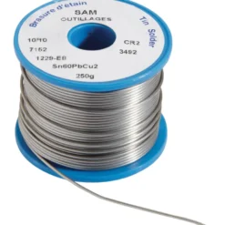 Bobine Etain Pour Soudure - D. 0,8 Mm - L. 23 Metres SAM Outillage - 1229-E2