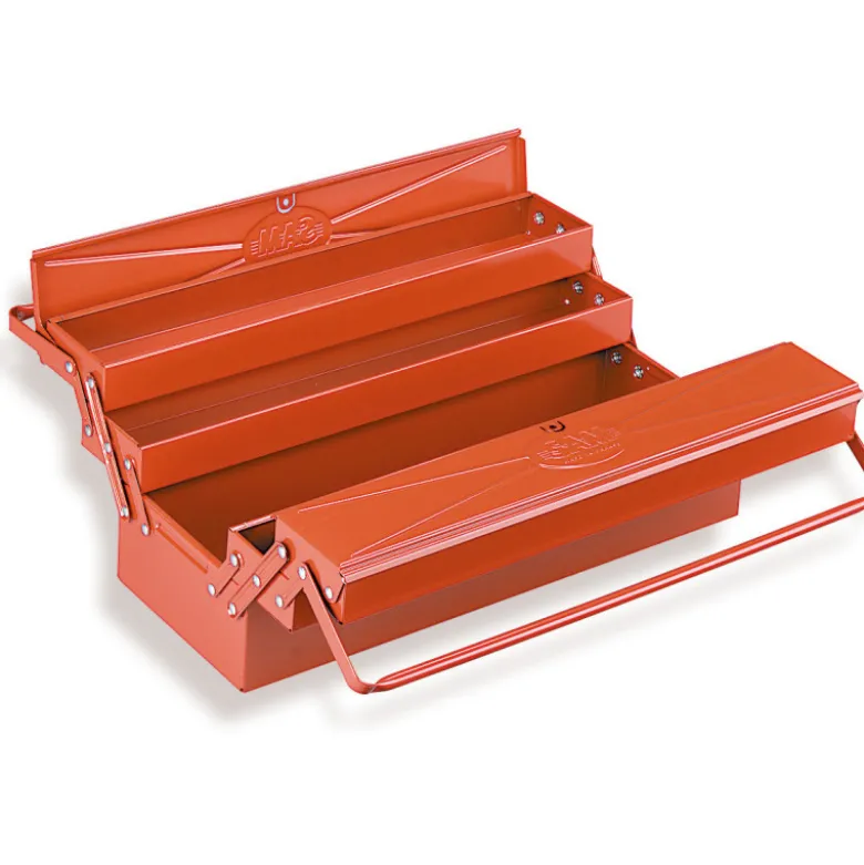 Boite A Outils Metallique Vide - 5 Cases - L 550 Mm SAM Outillage - SAM-594-SBV