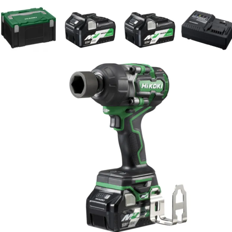 Boulonneuse 36V 770 Nm Carré 1/2" - Avec 2 batteries et chargeur HIKOKI - WR36DEWRZ