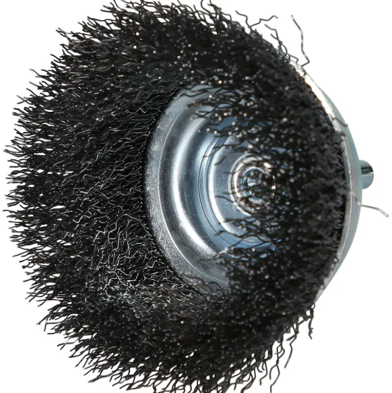 Brosse boisseau 75 mm queue de serrage 6mm BRILLIANT TOOLS - BT103106