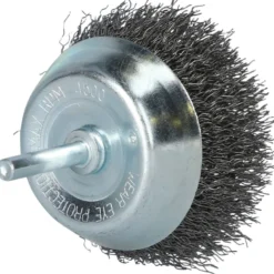 Brosse boisseau 75 mm queue de serrage 6mm BRILLIANT TOOLS - BT103106