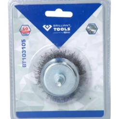 Brosse boisseau 50mm queue de serrage 6mm BRILLIANT TOOLS - BT103105