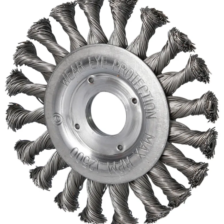 Brosse circulaire acier torsadé 115mm entrainement 22mm BRILLIANT TOOLS - BT103102