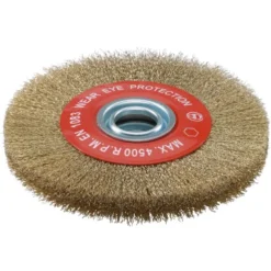 Brosse circulaire pour tourets Dimension 250x35 avec bagues de réduction d'alésage SIDAMO 10306014