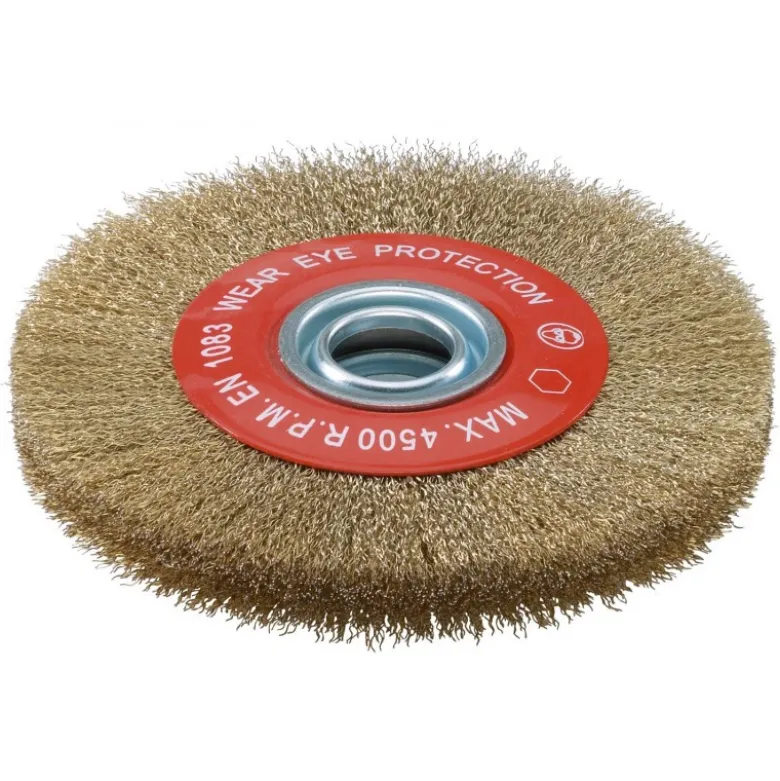 Brosse circulaire pour tourets Dimension 250x35 avec bagues de réduction d'alésage SIDAMO 10306014