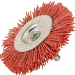 Brosse circulaire sur tige de 6mm à fils nylon abrasif Ø75 à 100mm - SIDAMO