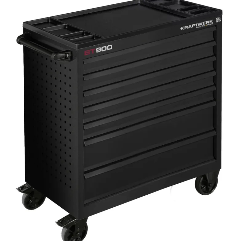 BT LINE Servante d'Atelier BT900 - 7 Tiroirs Noir, 291-pcs KRAFTWERK - 102.217.BLK4