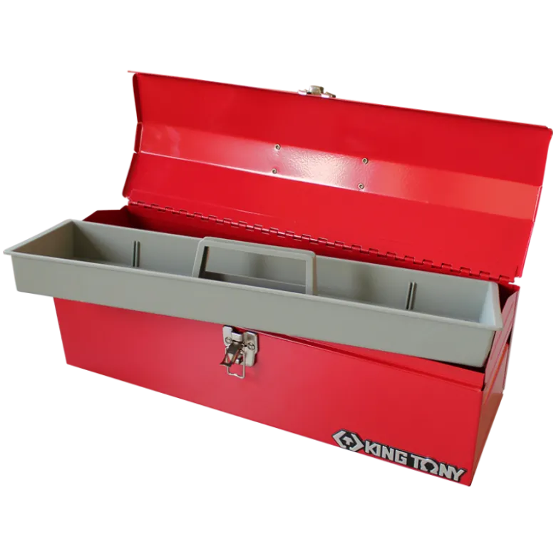 Caisse À Outils 1 Compartiment + Bac Rangement 484X154X165Mm King Tony - 87A03AUS
