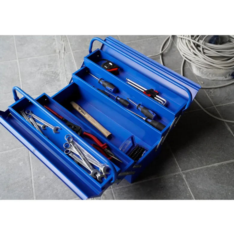 Caisse à outils métallique 5 compartiments L.530mm BRILLIANT TOOLS - BT150800
