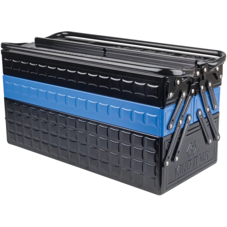 Caisse À Outils Xl 530X220X260 - Finition Bleue Et Noire King Tony - 87A051A0KB