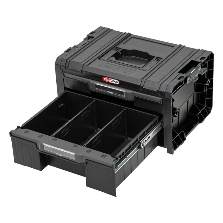 Caisse SCM à 2 tiroirs et 5 séparateurs amovibles KS TOOLS 850.0385