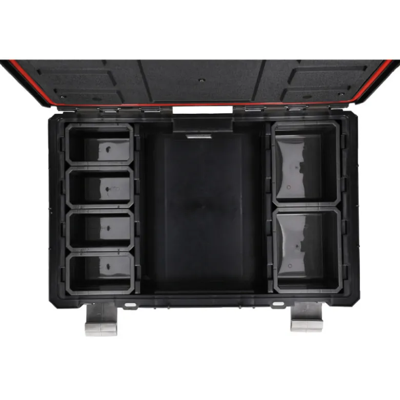 Caisse vide de transport S+ SCM compartiments transparents KS Tools 850.0372