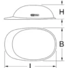 Casque de protection renforcé avec écran facial intégré pour électricien KS Tools - 117.0118
