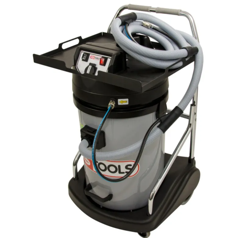 Centrale d'aspiration cuve plastique 76L 2600W KS TOOLS 165.0114