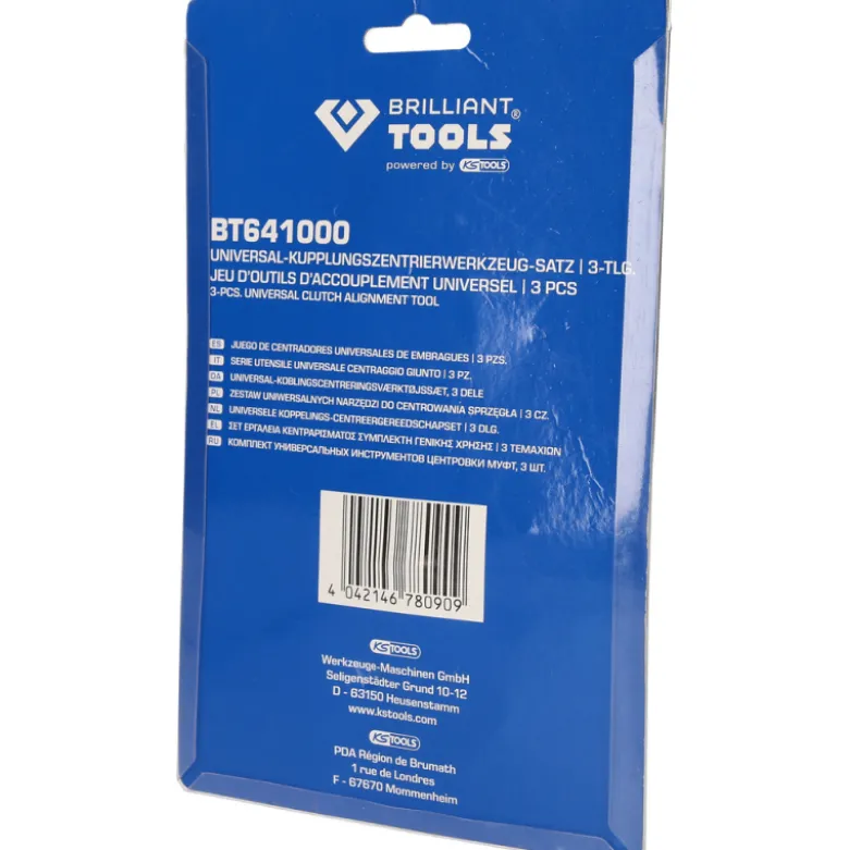 Centreur d'embrayage universel 3pcs BRILLIANT TOOLS - BT641000