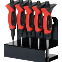 5 chasses goupilles Pare-coups avec Présentoir en métal KS TOOLS 156.0220