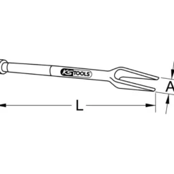 Chasses-rotules à frapper KS TOOLS 670.0092