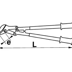 Cisaille A Deux Mains Passefranc Articulee SAM Outillage - 350-63