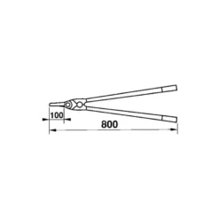Cisaille Universelle A Deux Mains SAM Outillage - 353-80