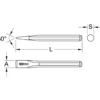 Ciseau de Maçon Corps Octogonal Ø14mm 250mm KS Tools - 156.0531